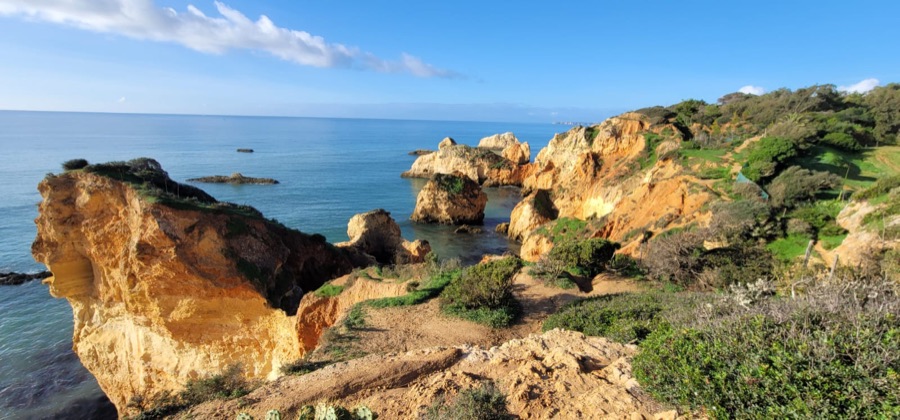Golden cliffs of the Algarve